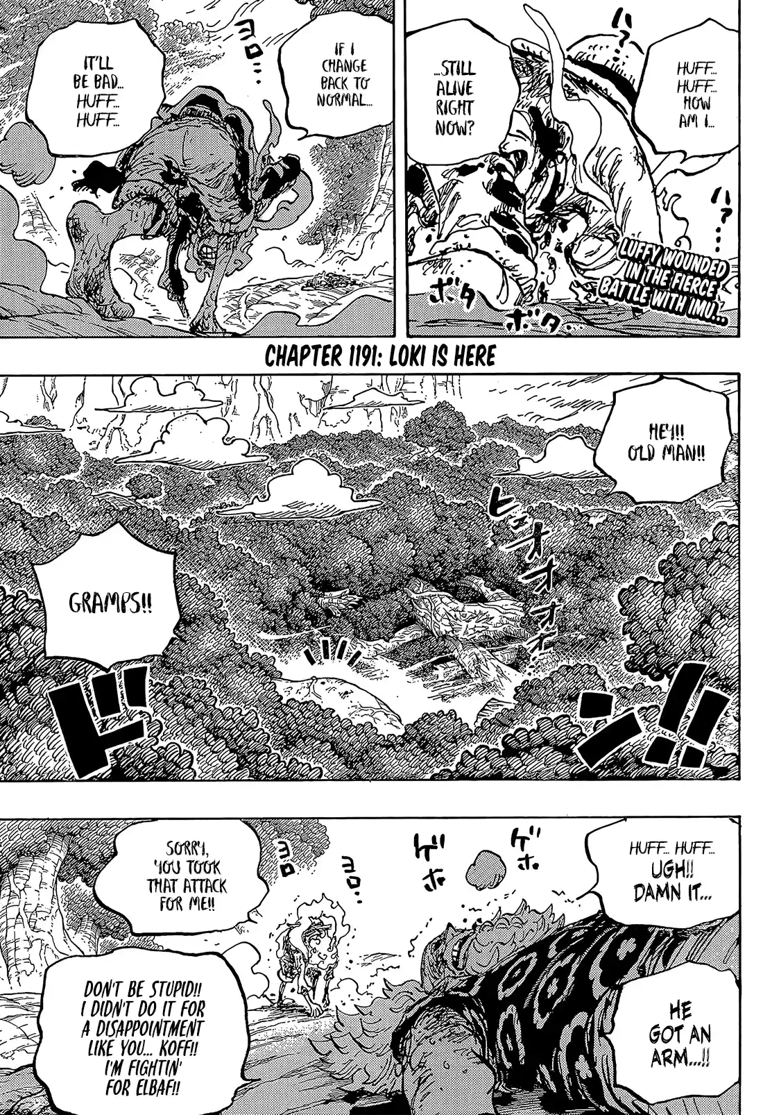 One Piece berwarna 1191 1192 1193 bahasa indonesia